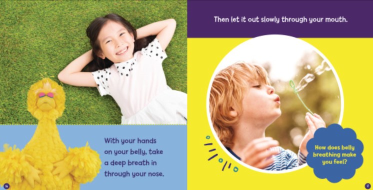 Counting Breaths with the Count:A Book About Mindfulness(Sesame Street Character Guides)