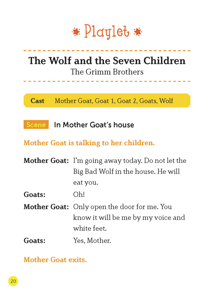 EF Classic Readers Level 1, Book 3:  The Wolf and the Seven Children