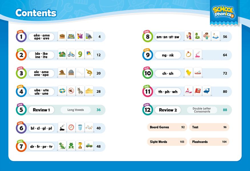 School Phonics Student Book 3