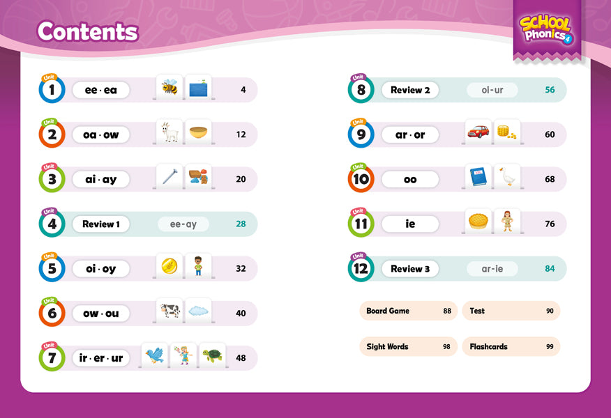 School Phonics Student Book 4