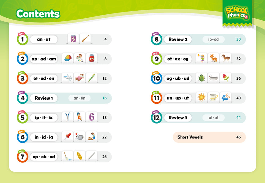 School Phonics Workbook 2
