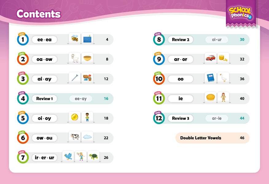 School Phonics Workbook 4