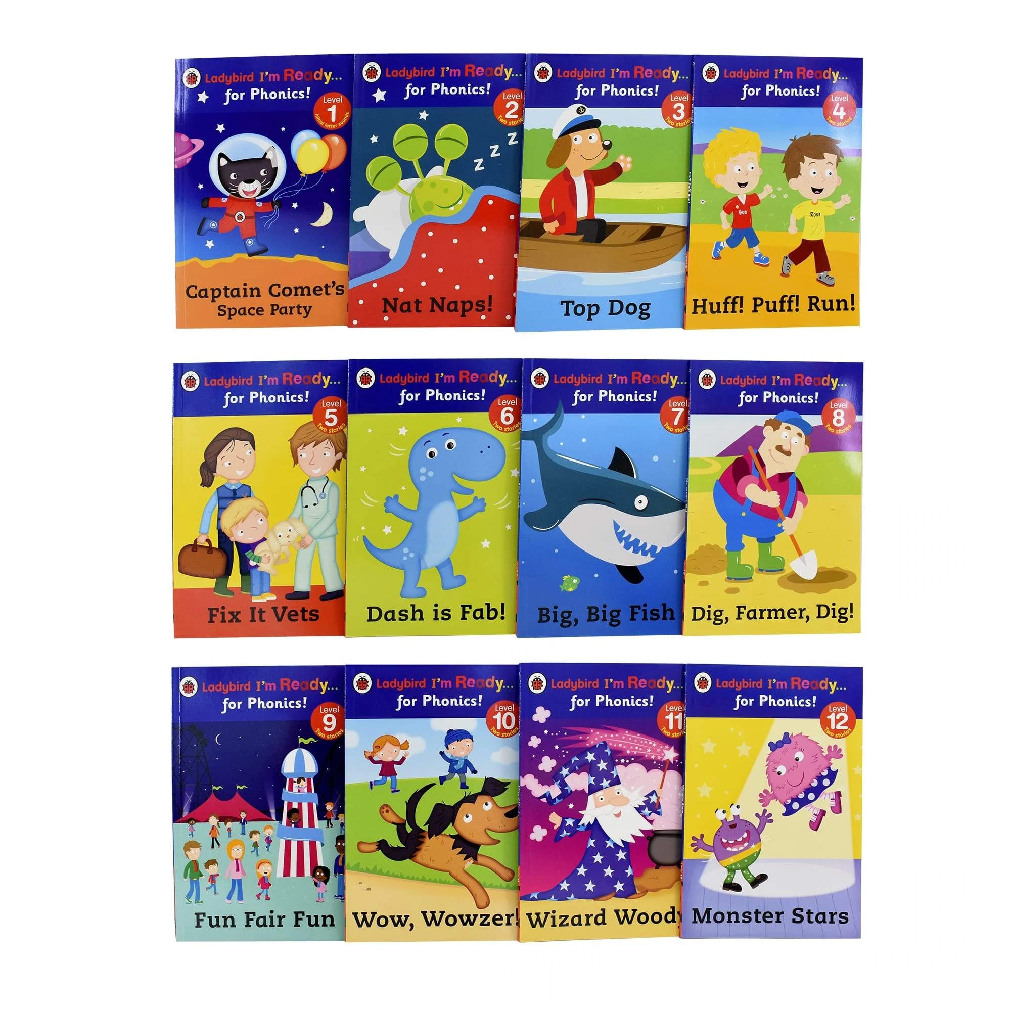 Ladybird I'm Ready for Phonics 12 Books Collection (Paperback)