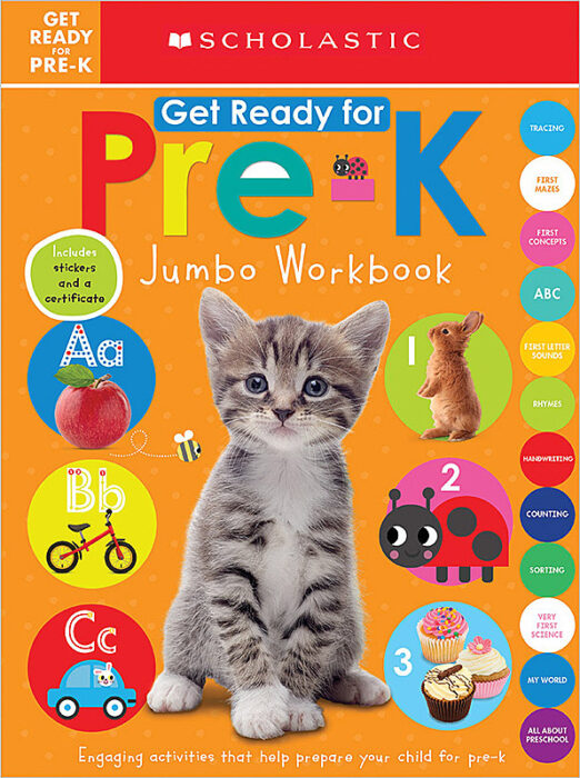 GET READY FOR PRE-K: JUMBO WORKBOOK(Scholastic Early Learner)