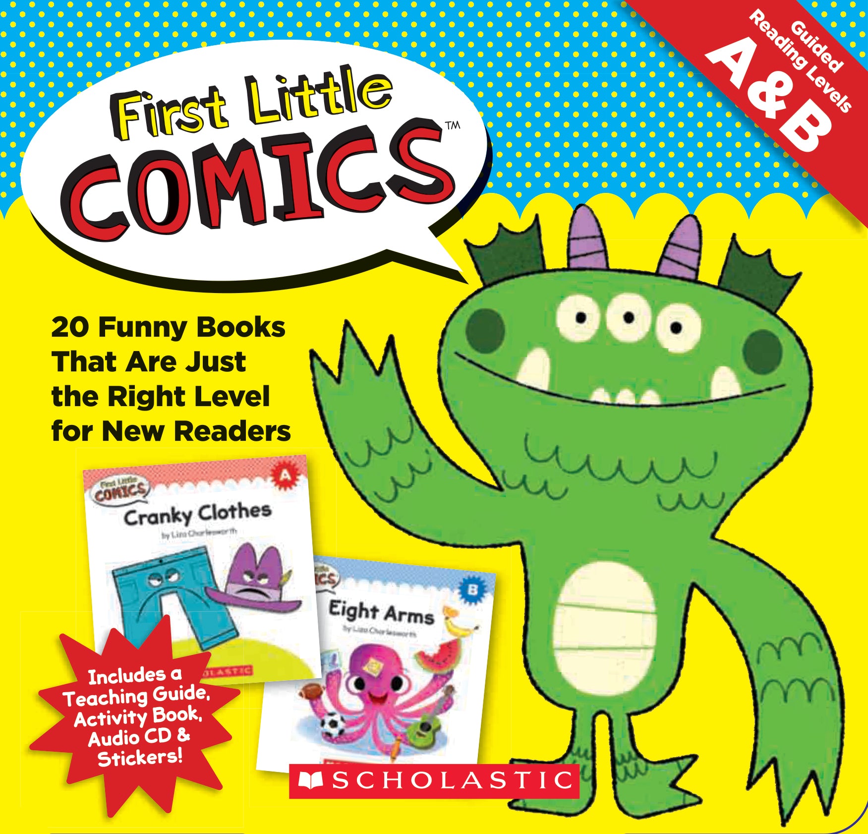 FIRST LITTLE COMICS A & B (WITH CD)