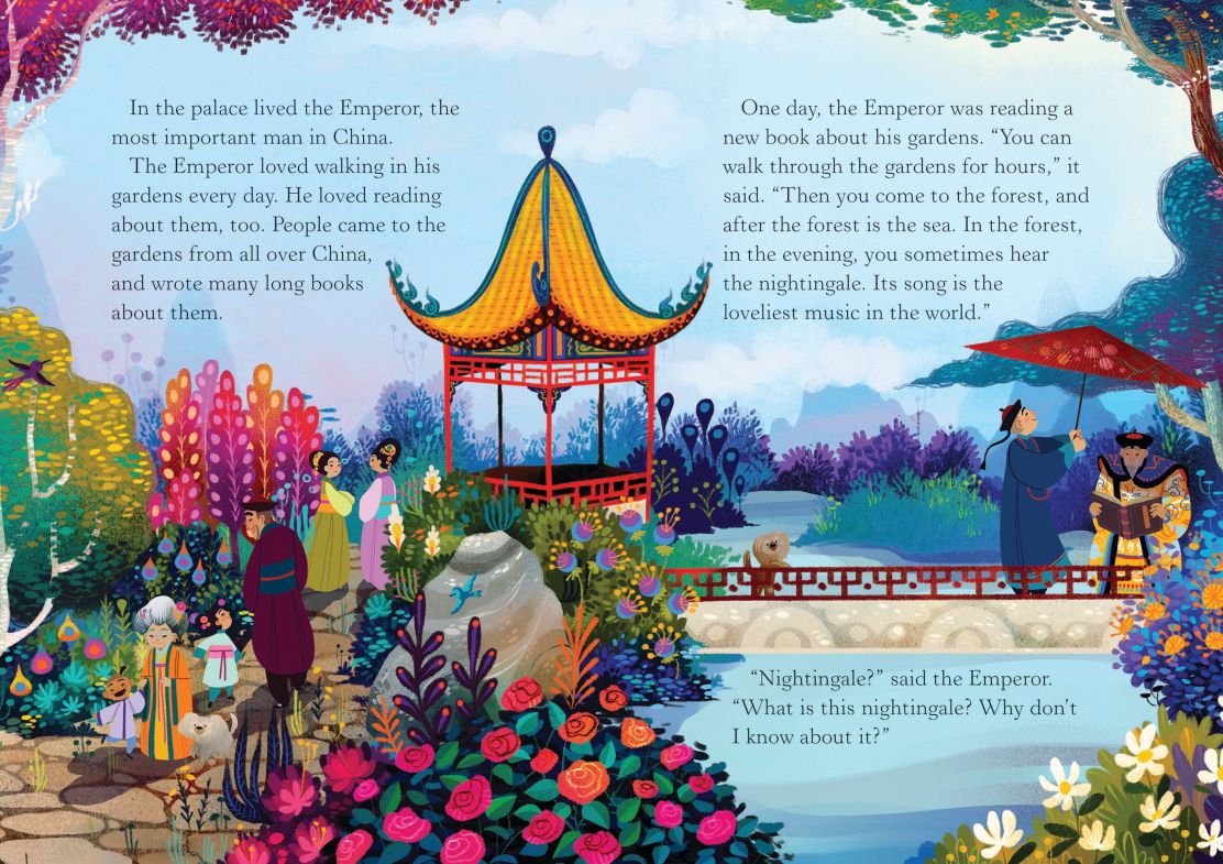 The Emperor and the Nightingale(Usborne English Readers Level 1)