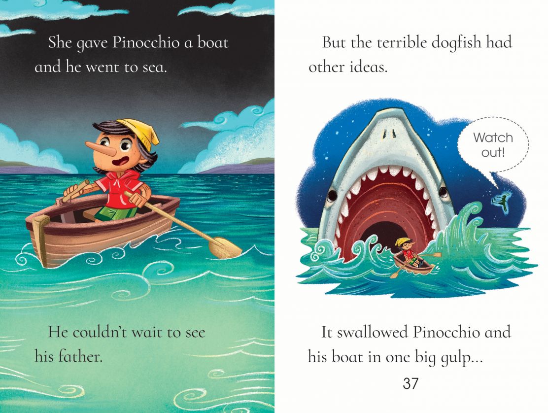 Pinocchio (Usborne First Reading)