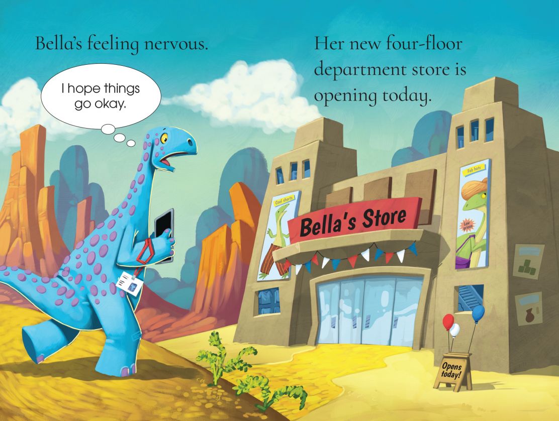 Dinosaur Tales: The Dinosaur who Ran the Store (Usborne First Reading)