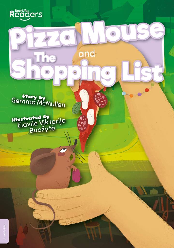 BookLife Readers Lilac Pizza Mouse/The Shopping List