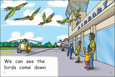 Red Rocket Early Level 1 Fiction B (Level 5): At the Airport