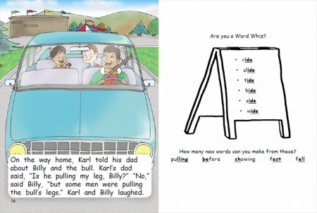 Red Rocket Fluency Level 2 Fiction C (Level 17): Billy Rides the Bull
