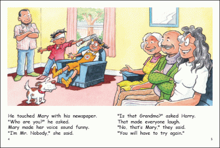 Red Rocket Fluency Level 1 Fiction B (Level 16): Blind Man’s Buff