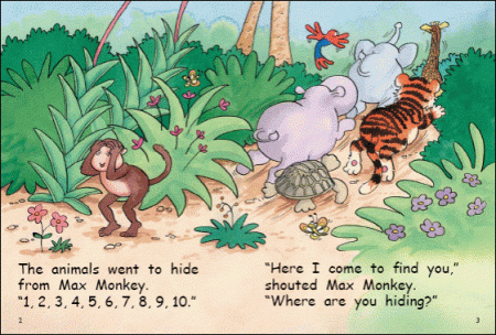Red Rocket Early Level 4 Fiction A (Level 14): Hide from Max Monkey