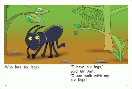 Red Rocket Early Level 3 Fiction A (Level 9): Lots of Legs