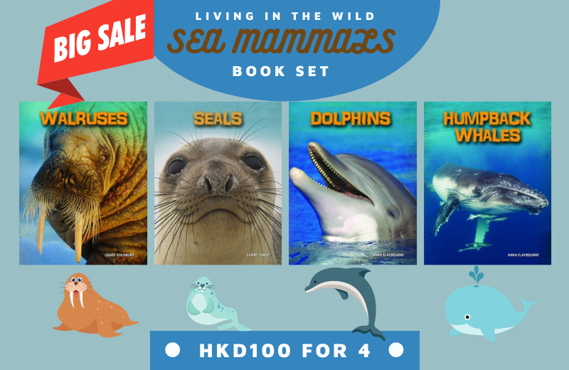 Living in the Wild: Sea Mammals 4-Book Set