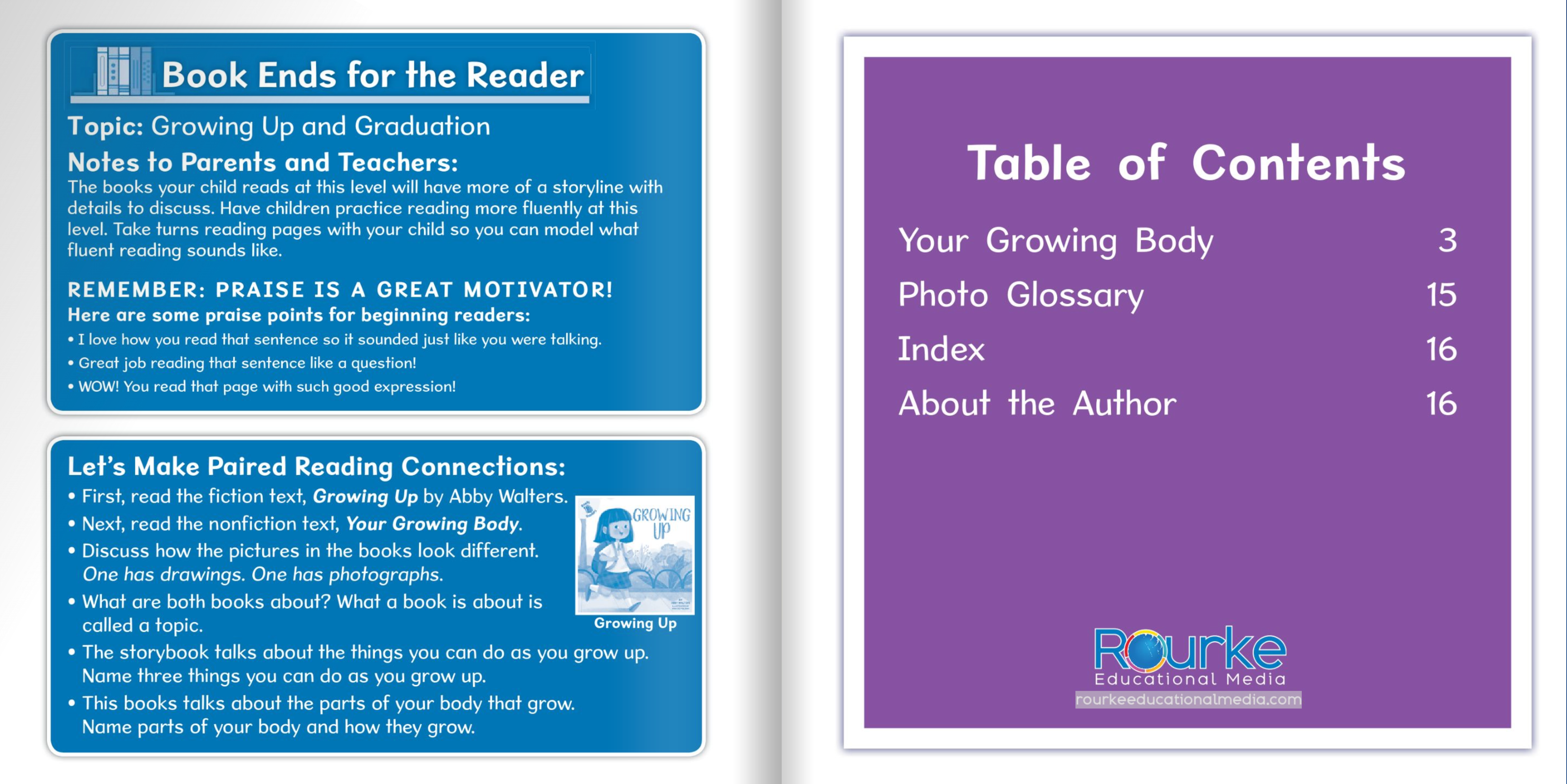 Ready Readers:Your Growing Body