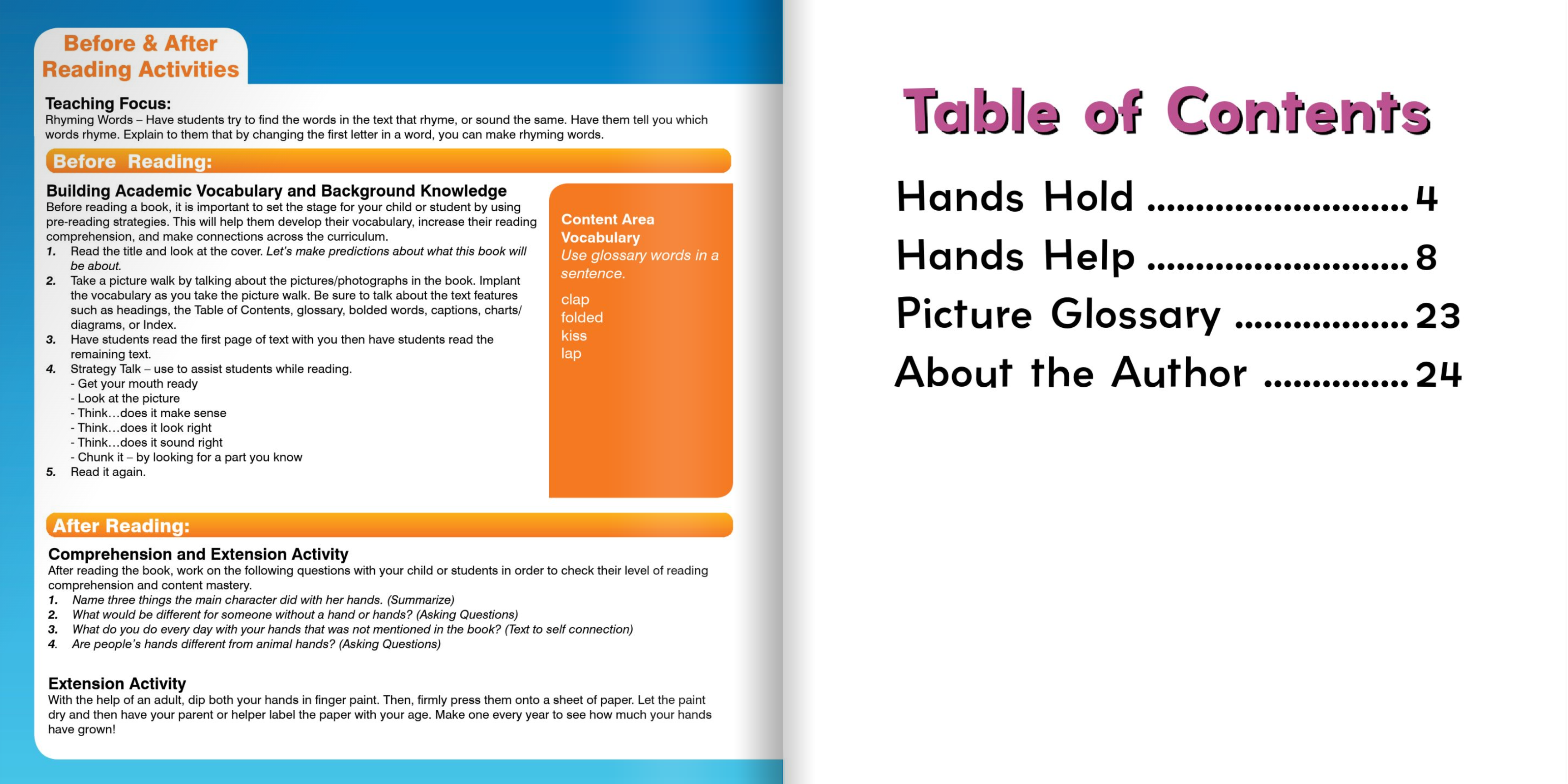 Ready Readers:Hands