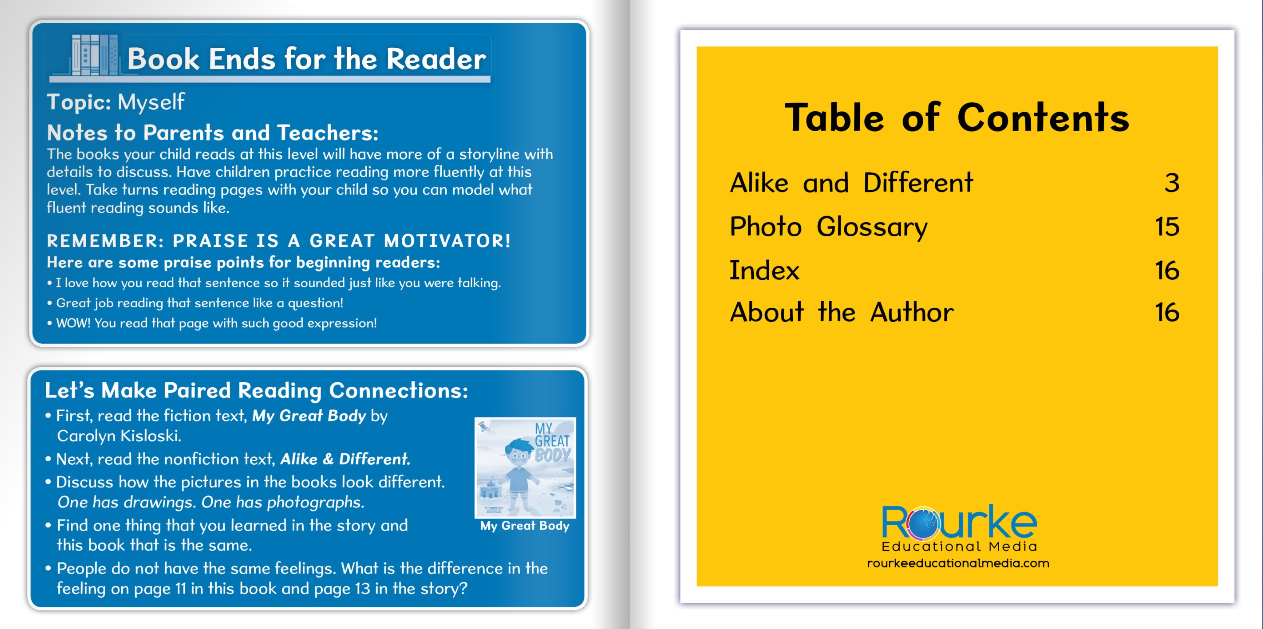 Ready Readers:Alike and Different