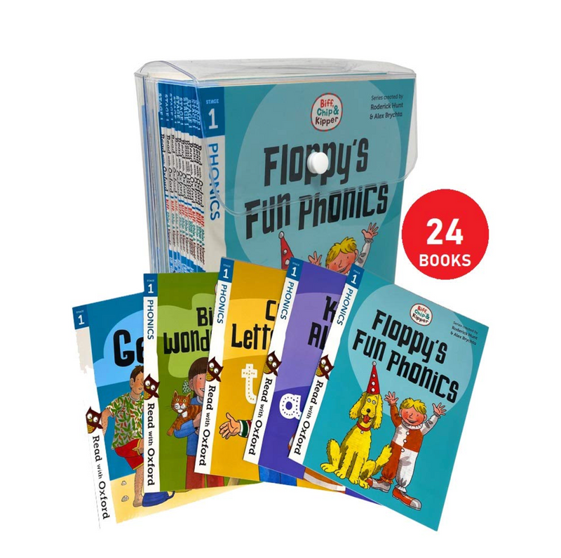 Biff, Chip and Kipper: Read with Oxford Stages 1 Phonic(24 books)