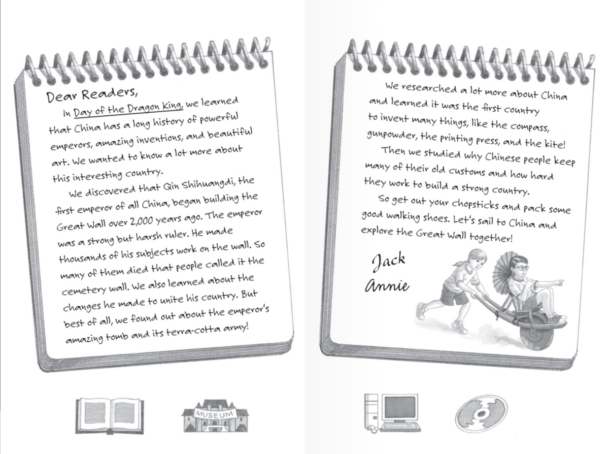 Magic Tree House Fact Tracker #31:China: Land of the Emperor's Great Wall