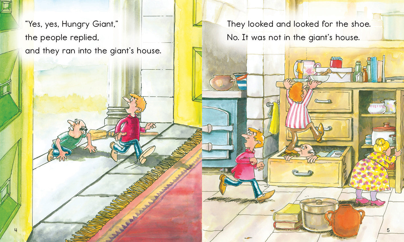 The Hungry Giant's Shoe (L16)Big Book