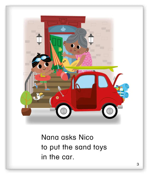 Kid Lit Level C(Culture)Nico and Nana Go to the Beach