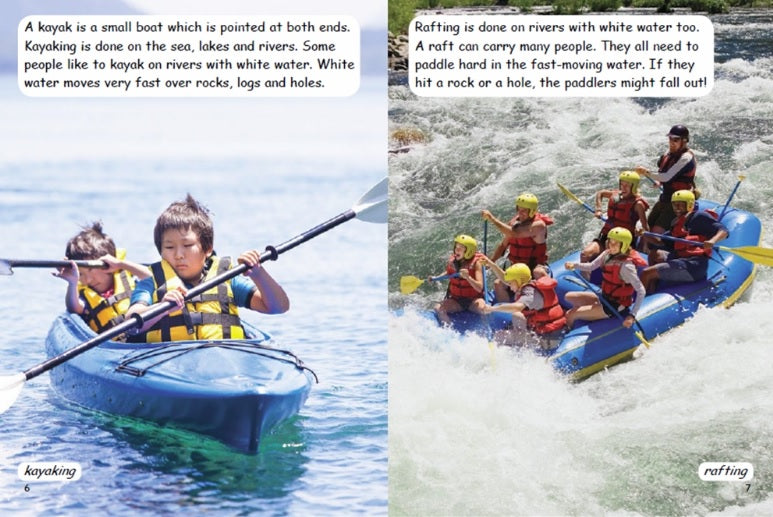 Red Rocket Fluency Level 4 Non Fiction C (Level 21): Water Sports