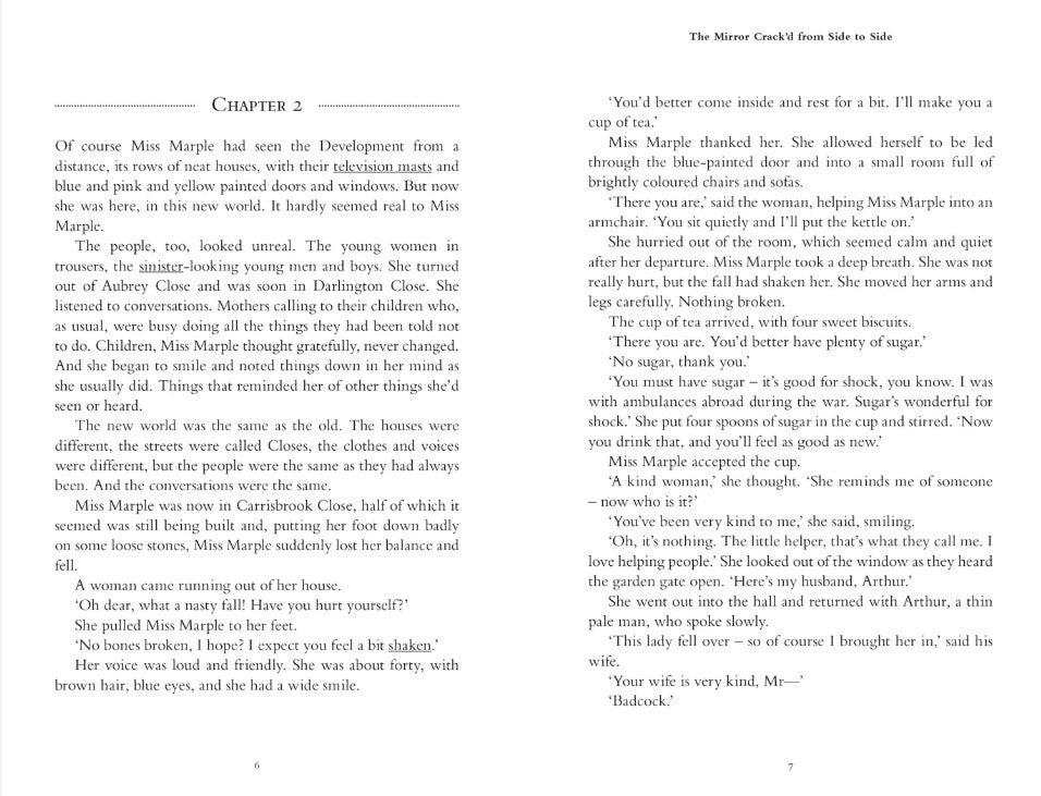 The mirror crack’d from side to side(Collins Agatha Christie ELT Readers Level 4 – Upper- Intermediate:B2)
