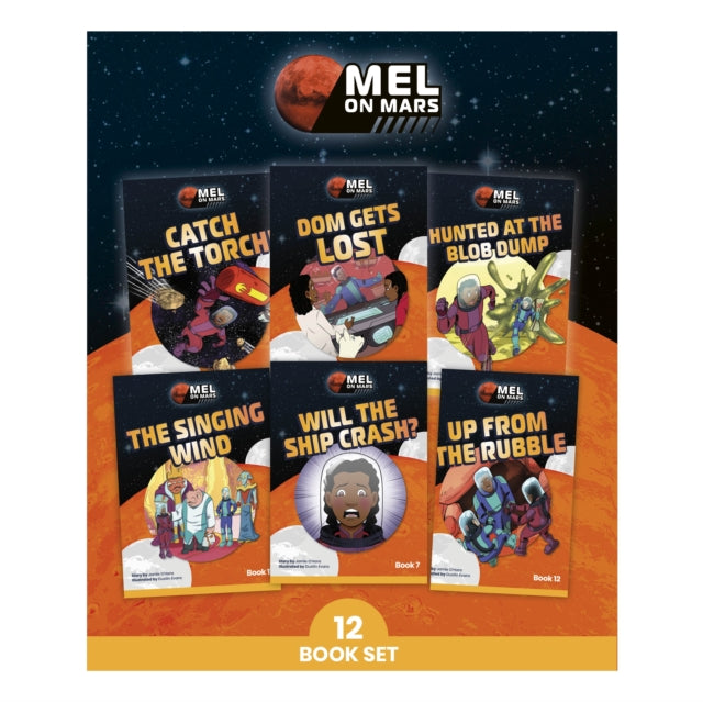 Phonic Books Mel on Mars : Adjacent consonants and consonant digraphs, suffixes -ed and -ing