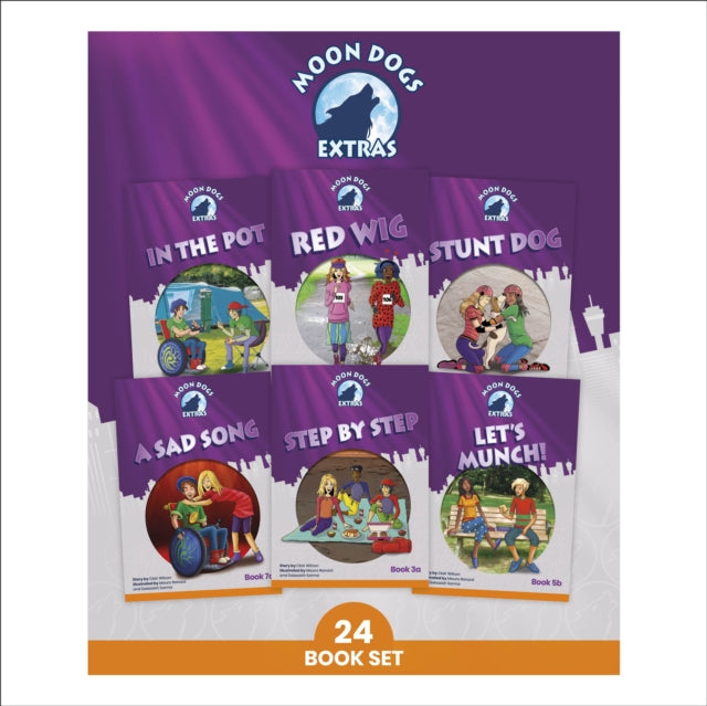 Phonic Books Moon Dogs Extras Set 2 : Adjacent consonants and consonant digraphs