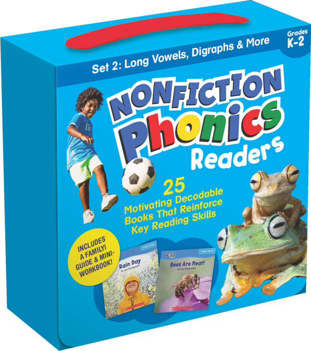 Nonfiction Phonics Readers SET 2: Long Vowels, Digraphs & More(Box Set)