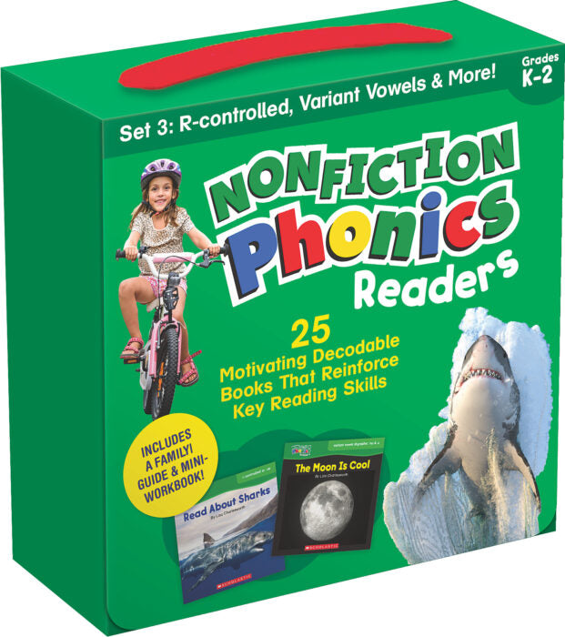 Nonfiction Phonics Readers SET 3: R-Control, Variant Vowels & More(Box Set)