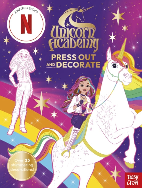 Unicorn Academy: Press Out and Decorate : with over 25 sparkling pieces