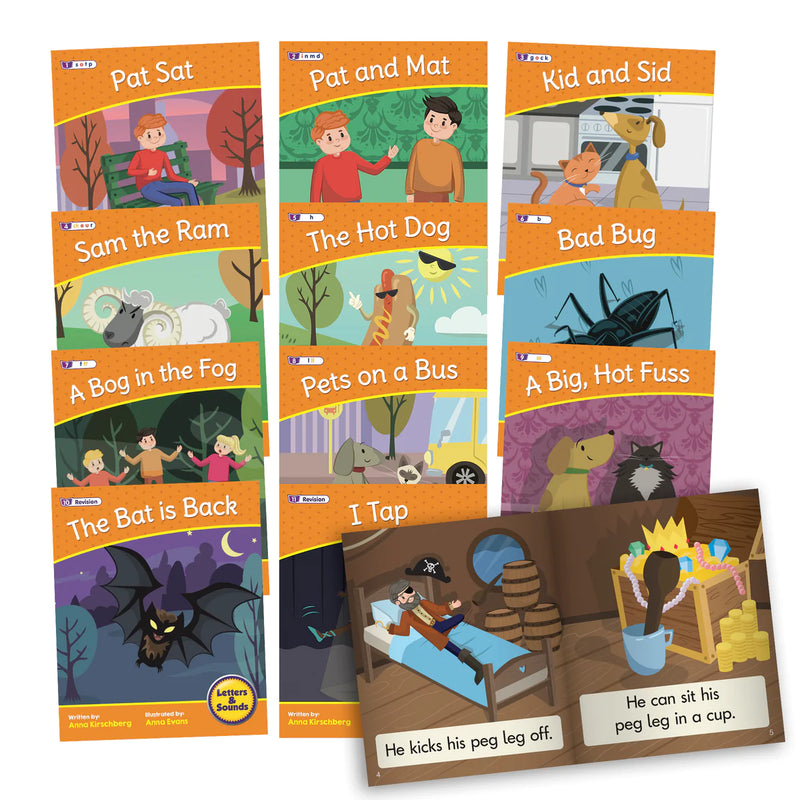 Decodable Readers Phase 2 Set 2 Fiction(BB106)