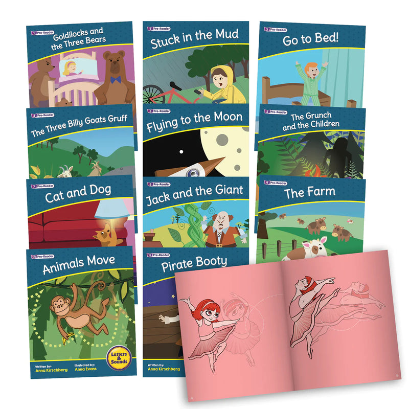 Decodable Readers Phase 1 Set 2 Fiction(BB124)