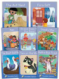 Red Rocket Readers Decodable Explorers Books 1-32