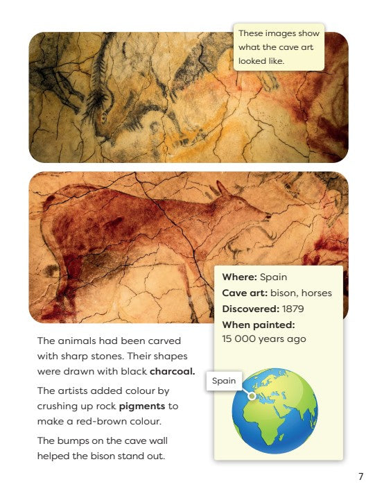 Cave Art Through Time(Readerful OUP Stage 10)