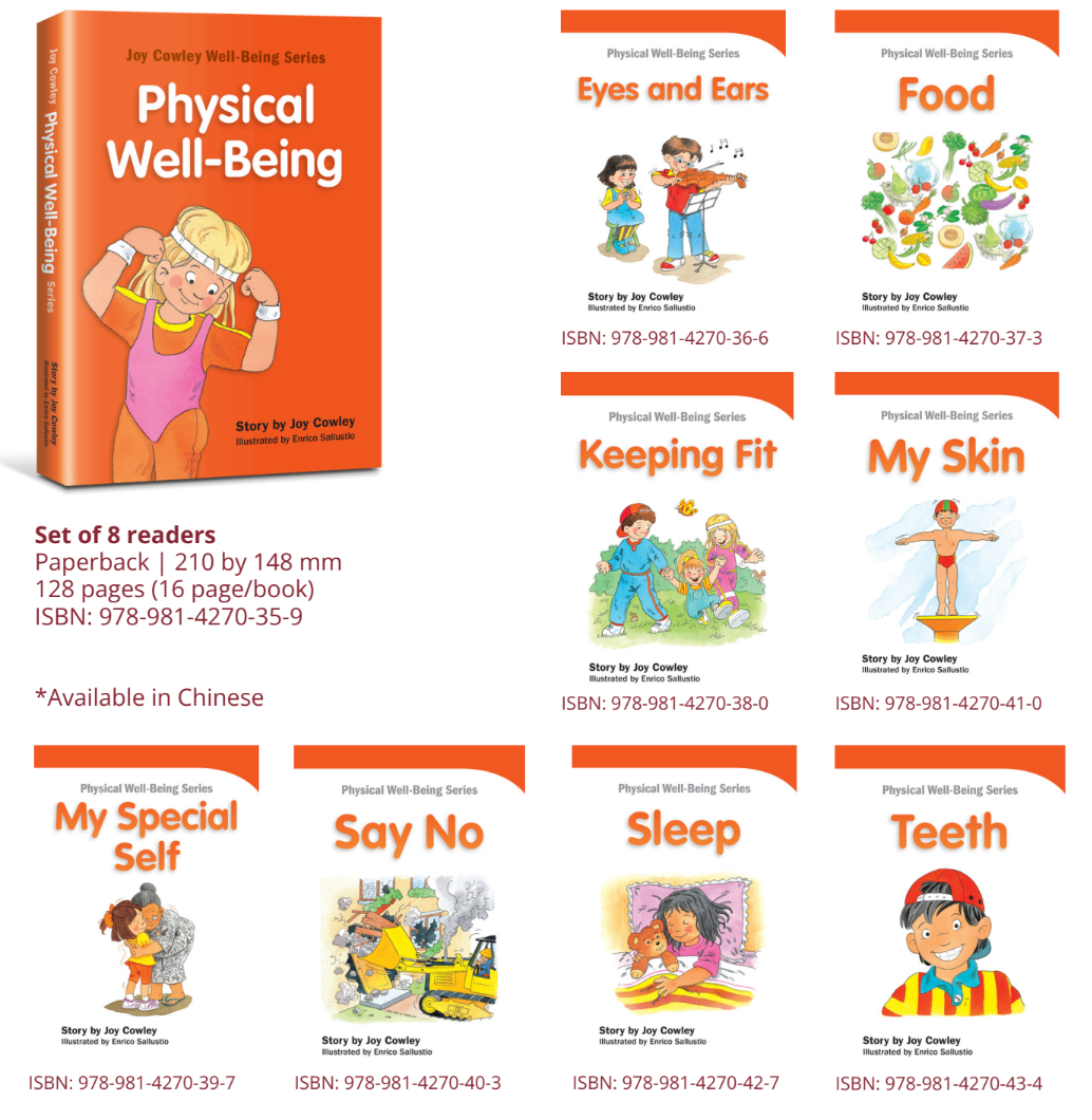 Joy Cowley Physical Well-Being Series(Set of 8 books)
