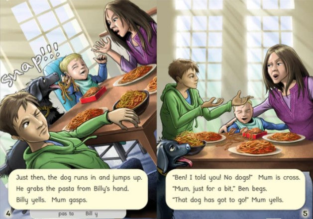 Phonic Books That Dog! : Adjacent consonants and consonant digraphs, suffixes -ed and -ing