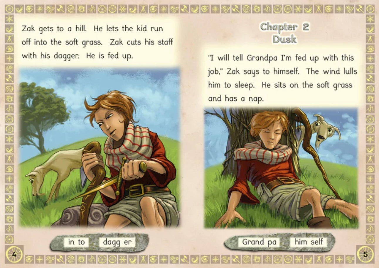 Phonic Books Totem : Adjacent consonants and consonant digraphs, and alternative spellings for vowel sounds