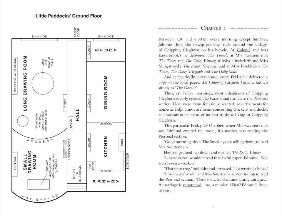 A murder is announced(Collins Agatha Christie ELT Readers Level 4 – Upper- Intermediate:B2)