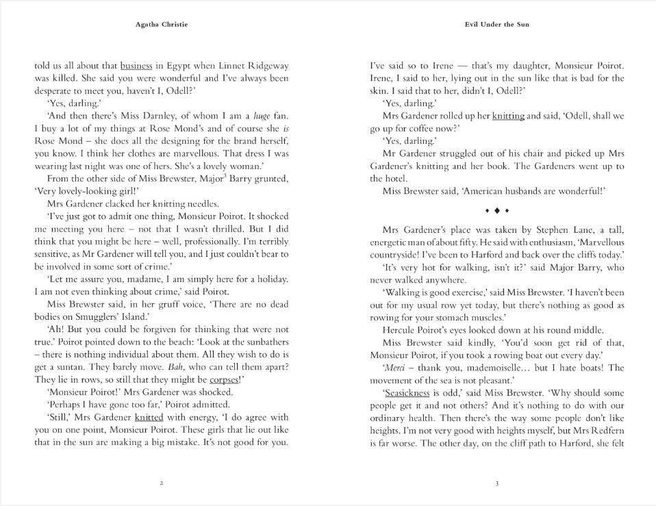 Evil under the sun(Collins Agatha Christie ELT Readers Level 4 – Upper- Intermediate:B2)