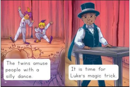 Luke on Stage(Decodable Explorers Fiction A-Skill Set 8)