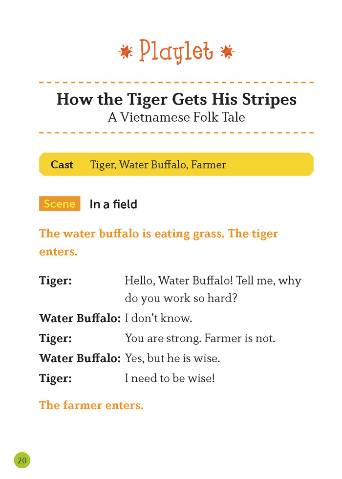 EF Classic Readers Level 1, Book 11: How the Tiger Gets His Stripes