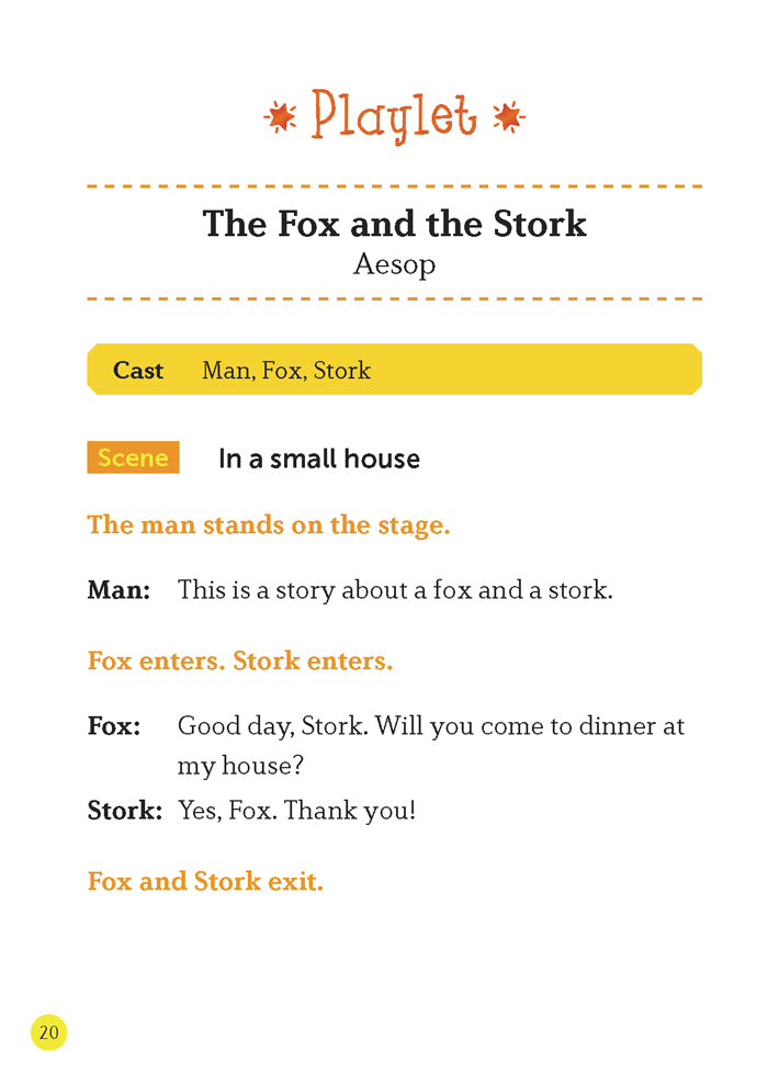 EF Classic Readers Level 1, Book 1: The Fox and the Stork