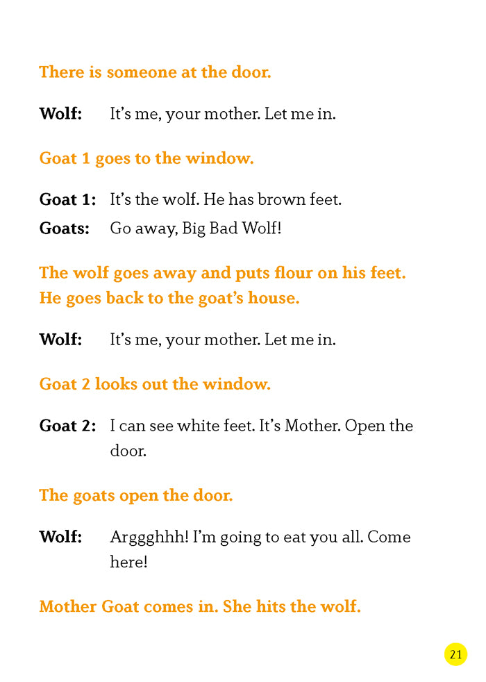 EF Classic Readers Level 1, Book 3:  The Wolf and the Seven Children