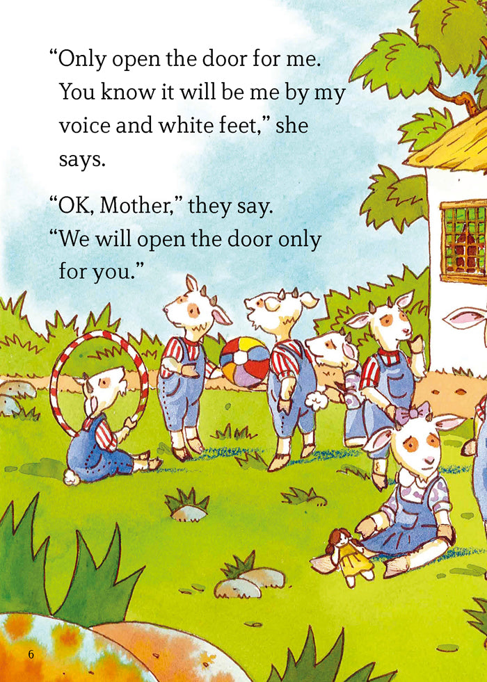 EF Classic Readers Level 1, Book 3:  The Wolf and the Seven Children