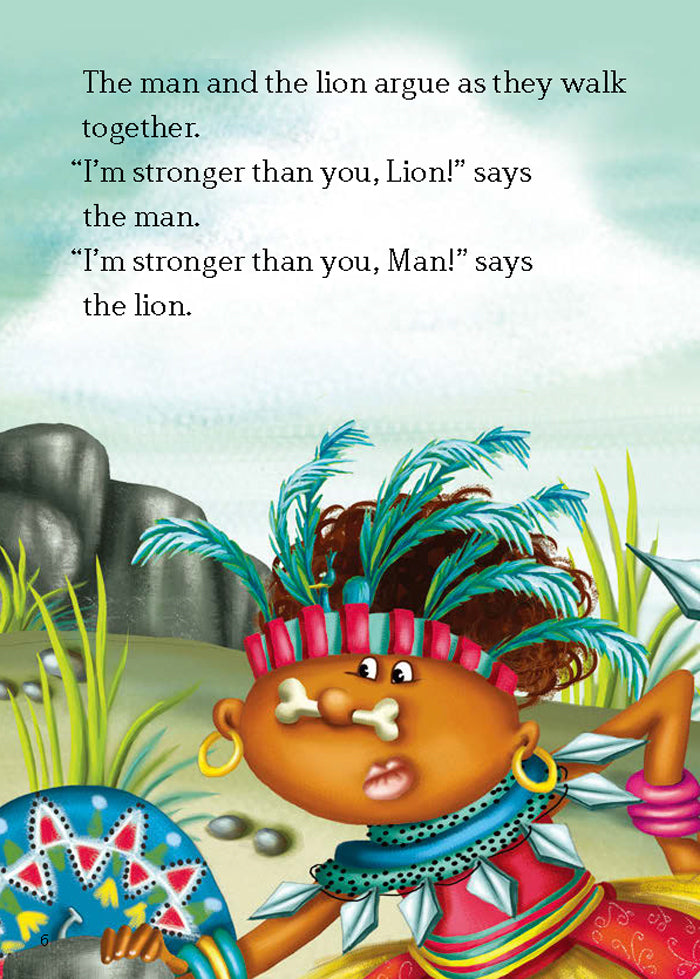 EF Classic Readers Level 1, Book 9: The Man and the Lion