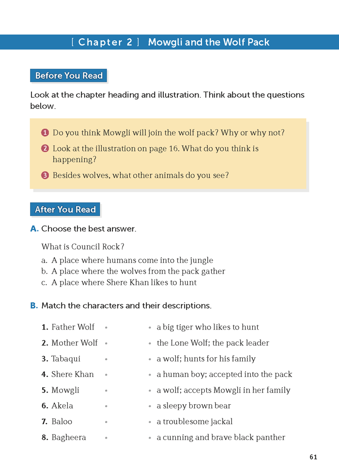 EF Classic Readers Level 10, Book 3:  Mowgli