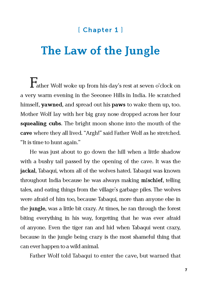 EF Classic Readers Level 10, Book 3:  Mowgli